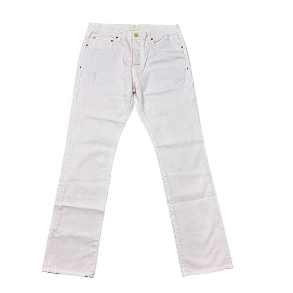 $150 Sid Mashburn Slim Straight Jeans Light Pink Men's 33x32 - Picture 1 of 13